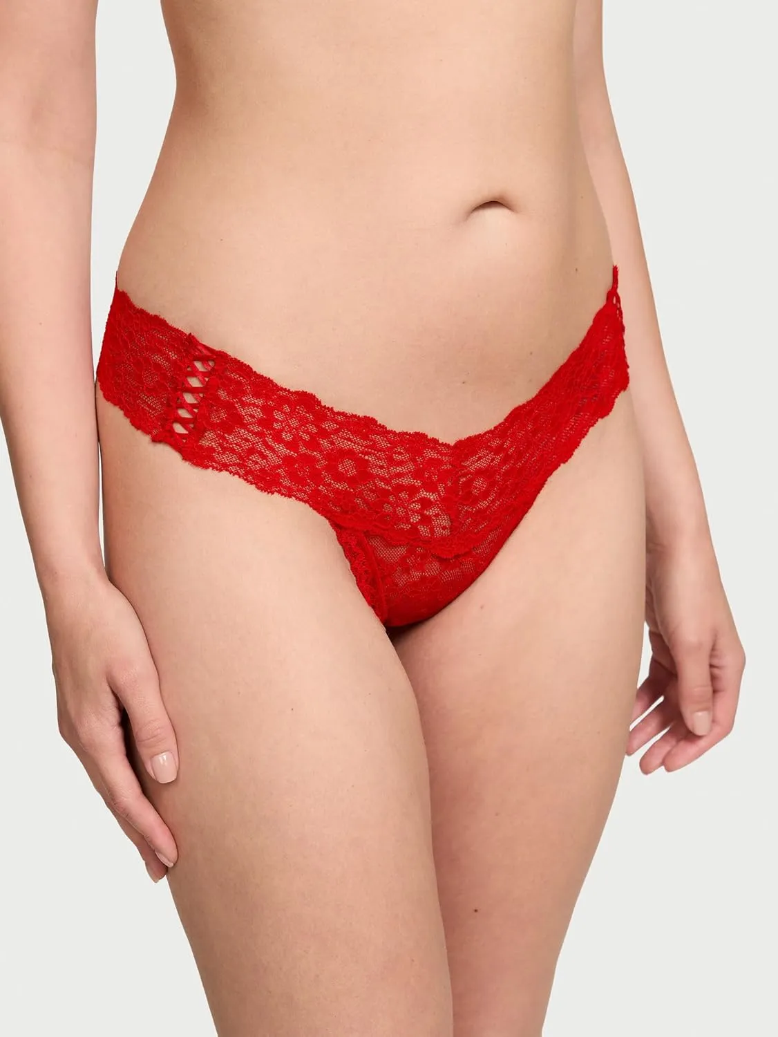 Victoria's Secret Women's Lace Thong Underwear, Panties for Women, Multi Pack (XS-XXL)