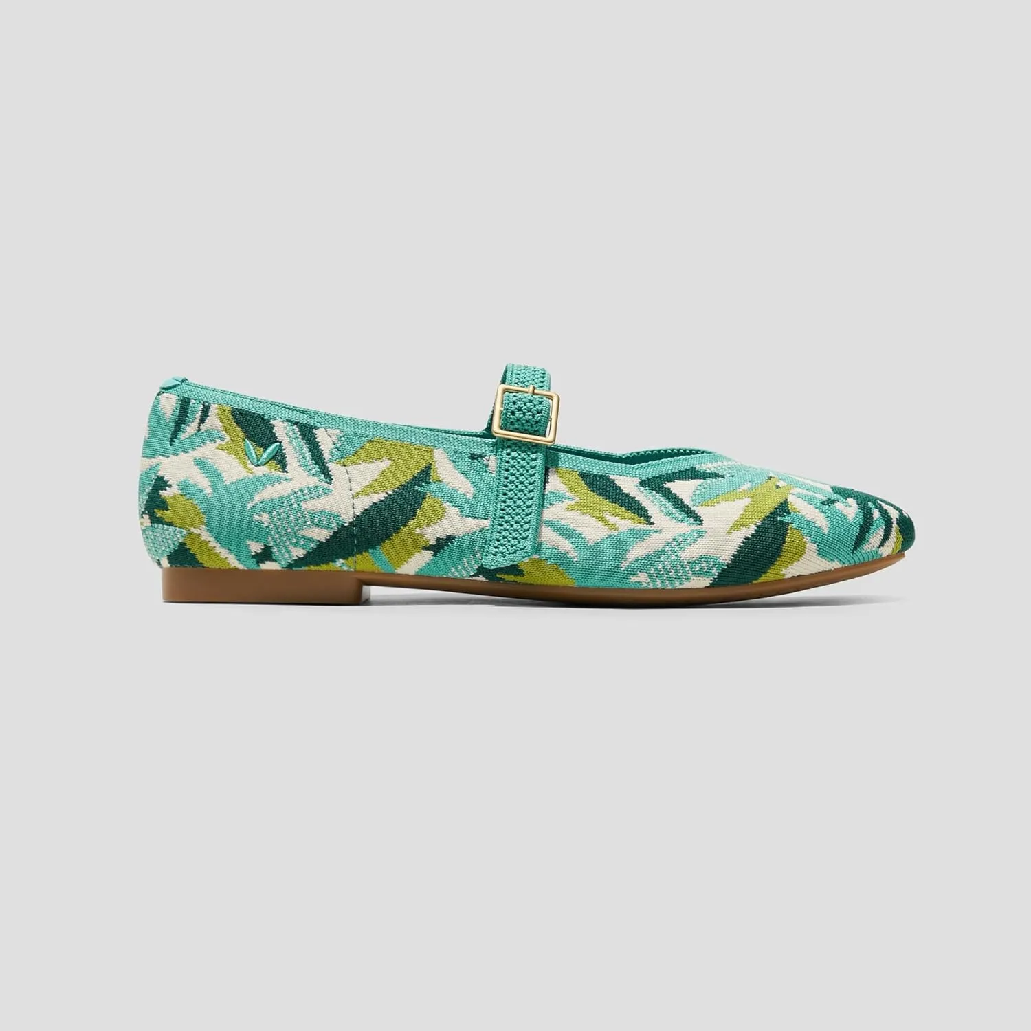 VIVAIA Margot Mary Jane Women Flat Shoes Comfortable for Work with Arch Support Slip on Square-Toe Washable Shoes