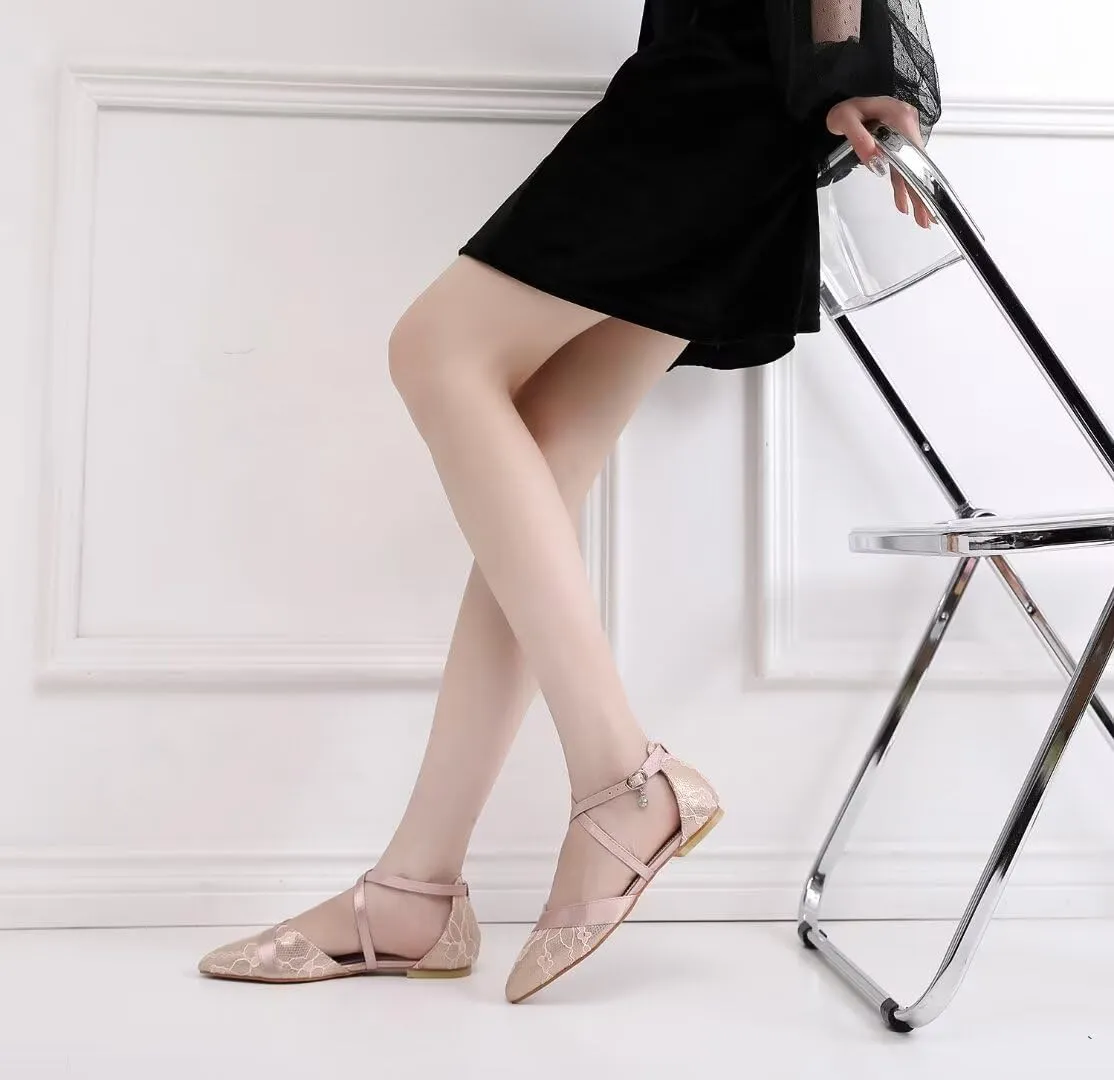Wedding Flats,Black Flats for Women,Women's Flats Shoes, Mary Jane Shoes Women, Ballet Flats,Pointed Toe Flats Shoes Women Dressy Comfortable, Bridal Flats for Wedding