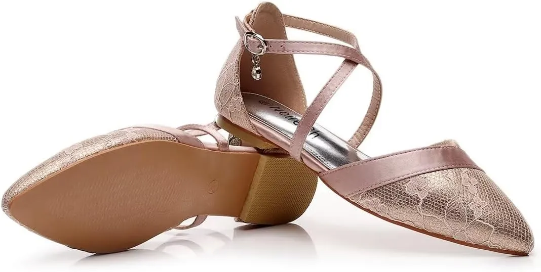 Wedding Flats,Black Flats for Women,Women's Flats Shoes, Mary Jane Shoes Women, Ballet Flats,Pointed Toe Flats Shoes Women Dressy Comfortable, Bridal Flats for Wedding