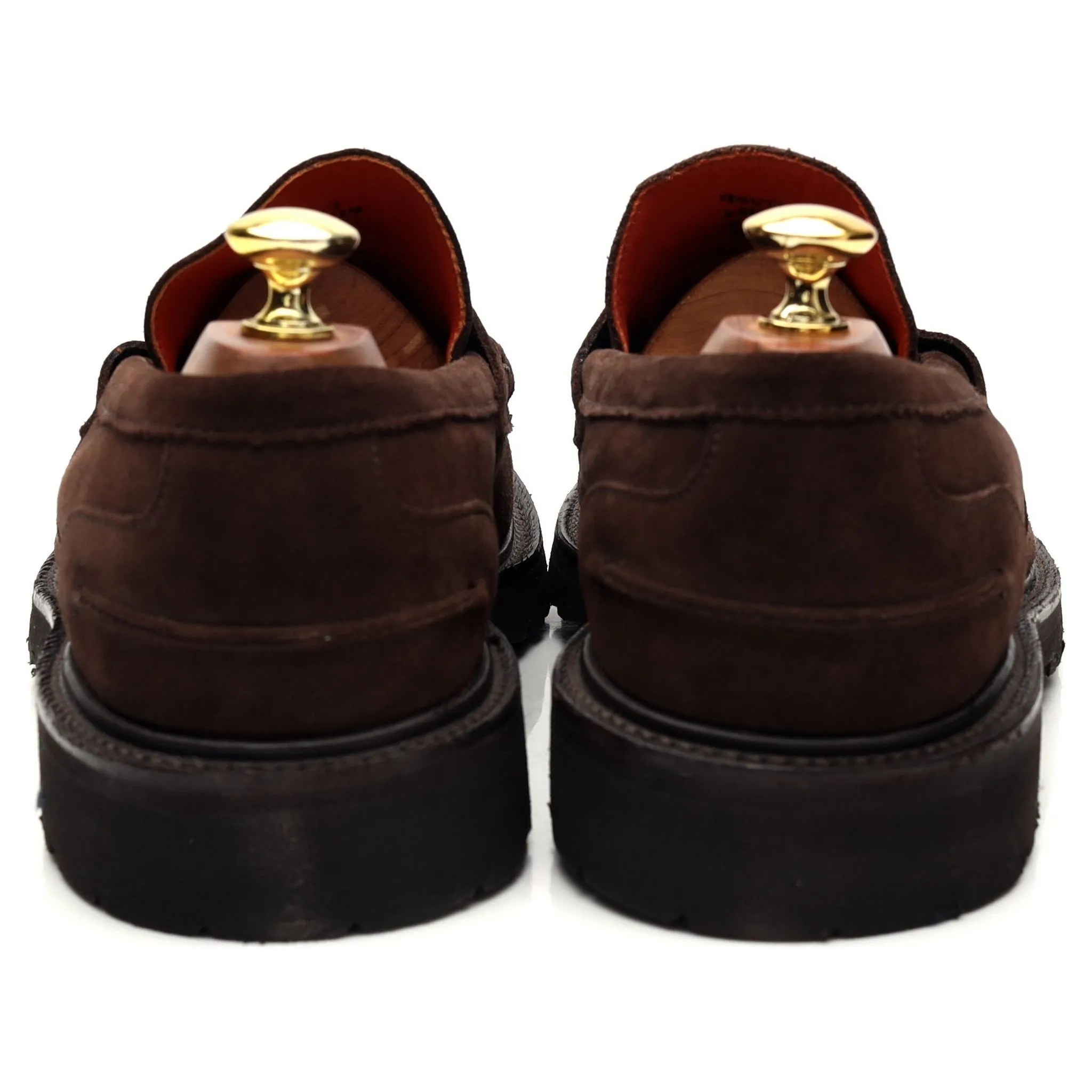 Women's 'Eva' Dark Brown Suede Loafer UK 8