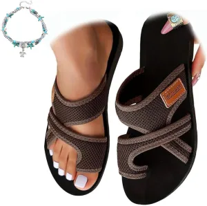 Women's Hollow Mesh Slide Sandals Comfortable Vacation Sandals Summer Slip On Wedge Sandals Flip Flops Beach Sandals