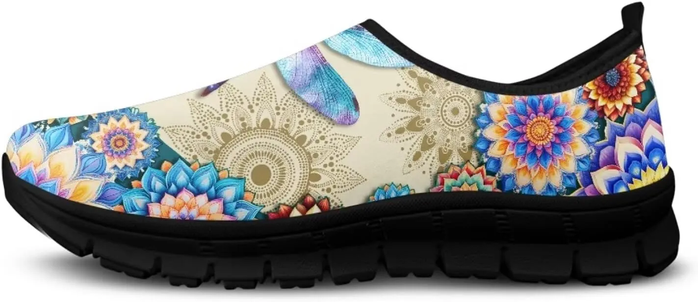 Women's Slip On Shoes Casual Low Top Flat Sneakers Non-Slip Comfort Breathable Footwear for Walking Tennis