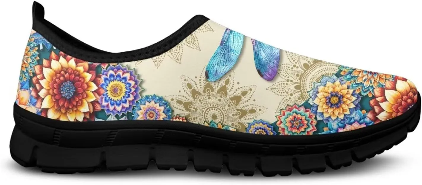 Women's Slip On Shoes Casual Low Top Flat Sneakers Non-Slip Comfort Breathable Footwear for Walking Tennis