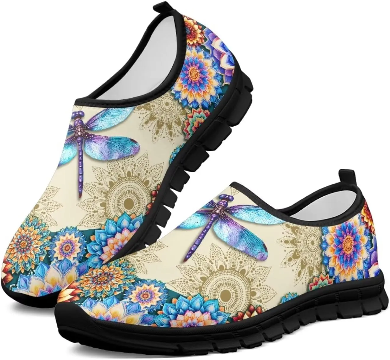 Women's Slip On Shoes Casual Low Top Flat Sneakers Non-Slip Comfort Breathable Footwear for Walking Tennis