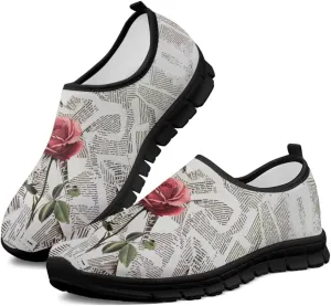 Women's Slip on Sneakers Casual Shoes Loafers Non Slip Breathable Comfortable Walking Sneakers Gifts for Women Girls Black Sole Size 5.5-11.5