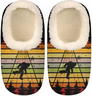 Women's Slippers Comfy Warm House Slippers for Women Men, Fuzzy Slip-on Plush Ladies Slippers Socks for Winter Bedroom Indoor and Outdoor