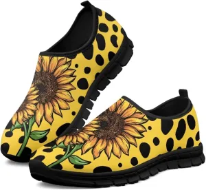 Women's Sneakers Casual Low Top Running Sneaker Flat Breathable Slip On Soft Holiday Play Athletic Shoes for Womens