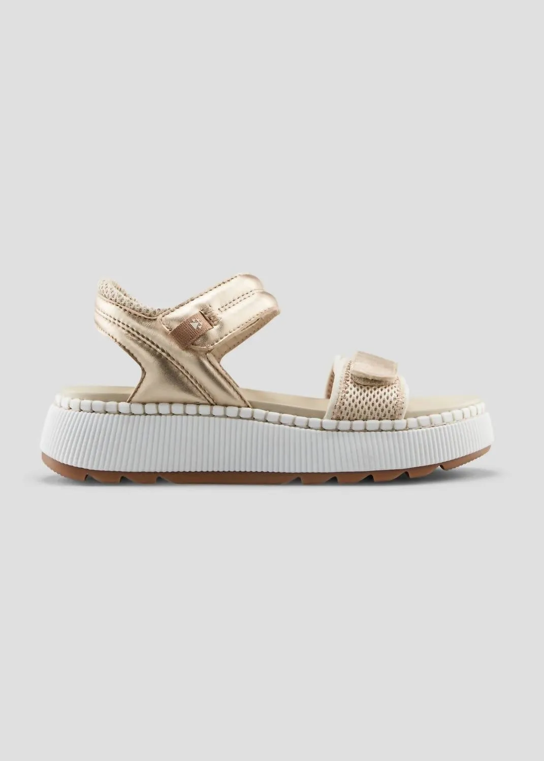 Women's Spritz Luxmotion Leather Sandal In Platino