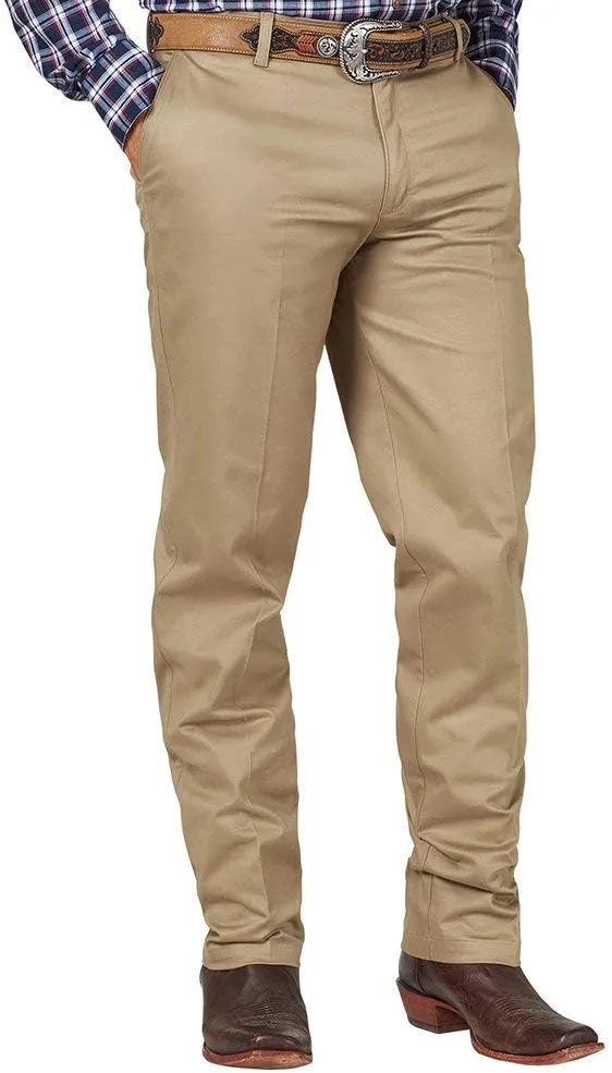 Wrangler Men's Flat Front Casual Khaki Pants