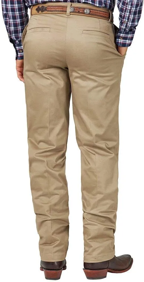 Wrangler Men's Flat Front Casual Khaki Pants