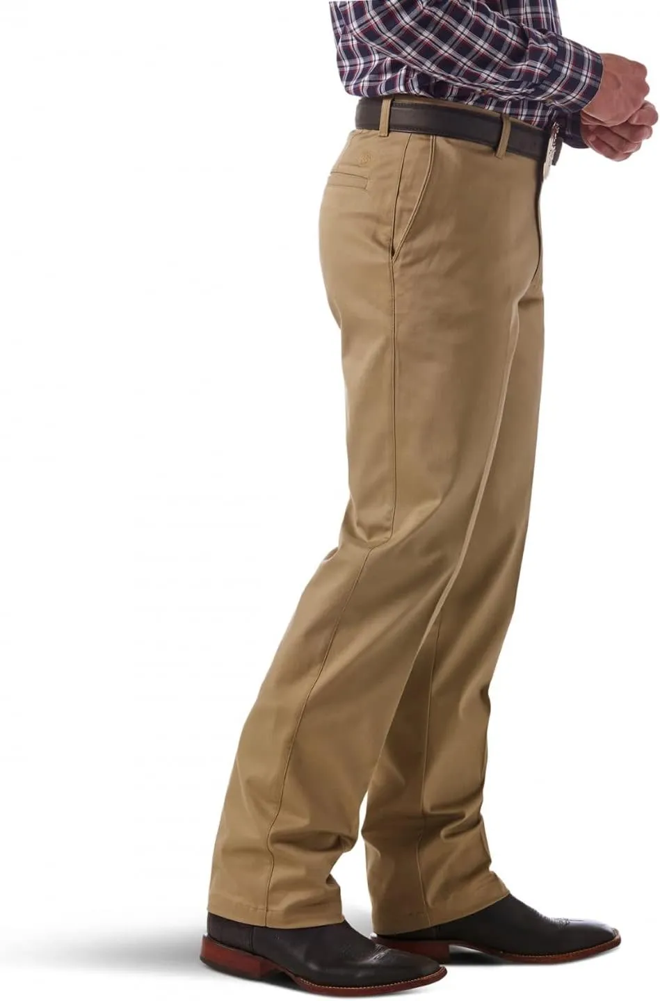 Wrangler Men's Flat Front Relaxed Fit Casual Pant