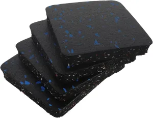 YARNOW Shock Absorbing Mat for Treadmill Elliptical Noise Reduction Double-Sided Non-Slip Anti-Vibration Floor Protection Pad