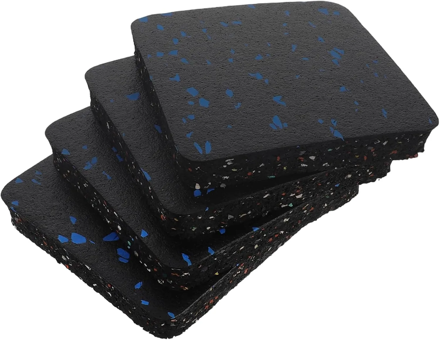 YARNOW Shock Absorbing Mat for Treadmill Elliptical Noise Reduction Double-Sided Non-Slip Anti-Vibration Floor Protection Pad