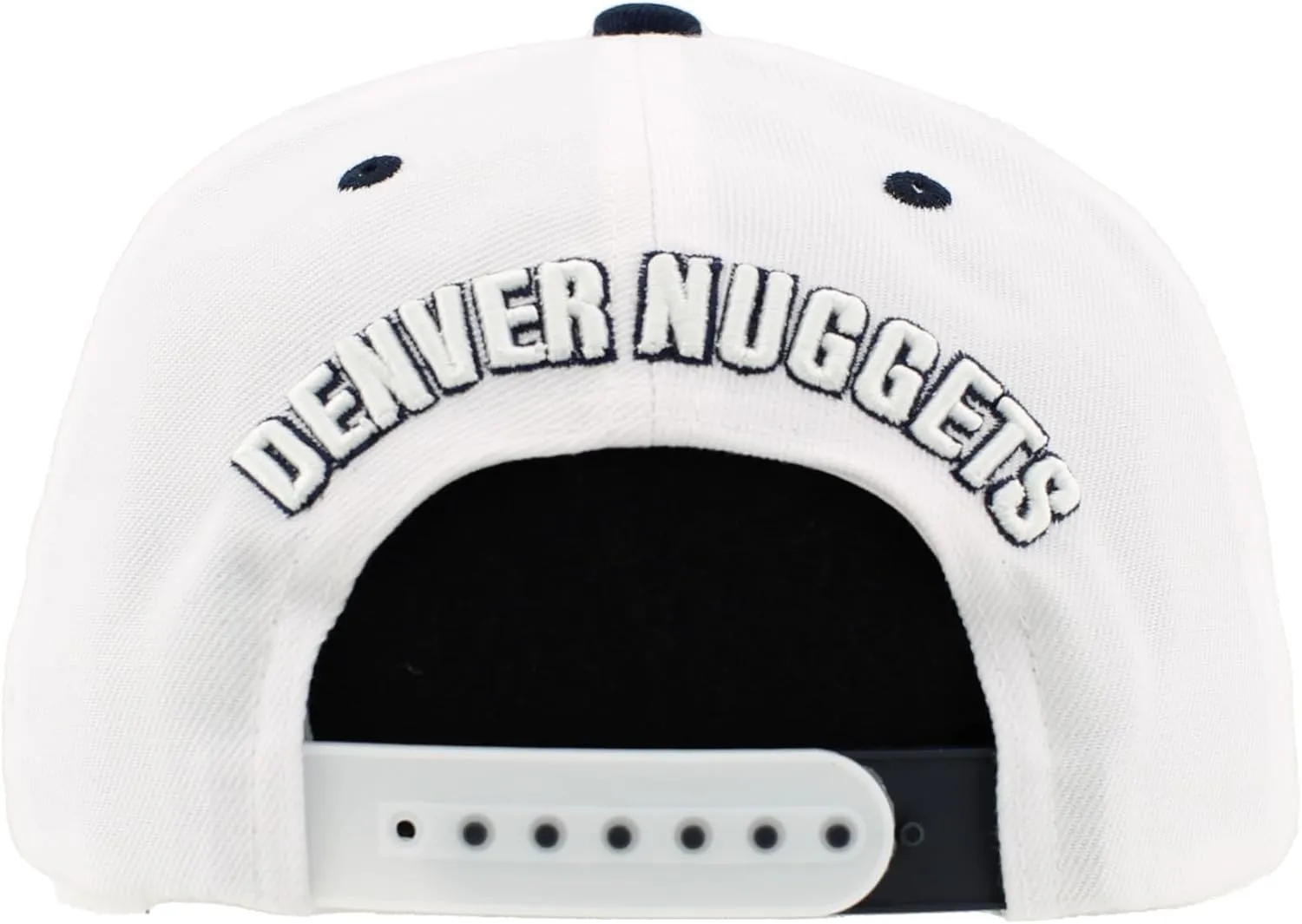 ZHATS NBA Officially Licensed Adjustable Snapback Hat Flat Bill Z11 Pop White